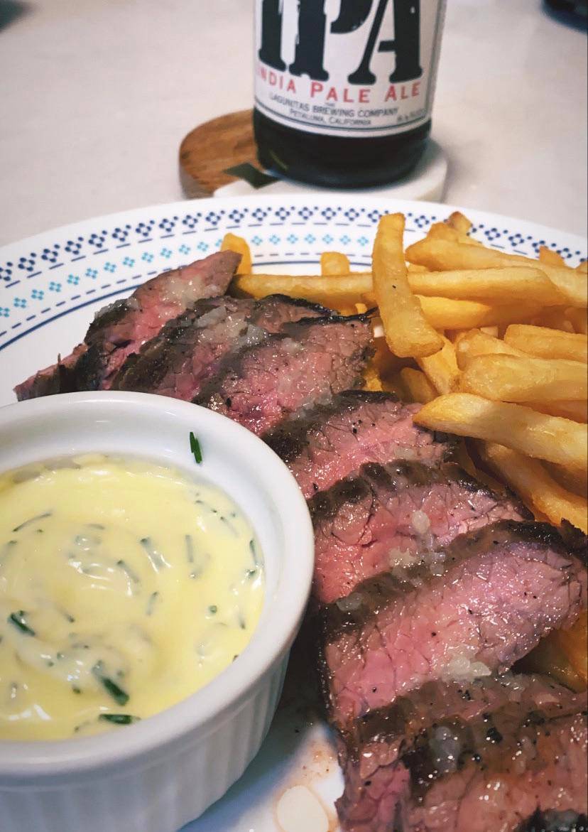 Steak frites with homemade garlic aioli Scrolller