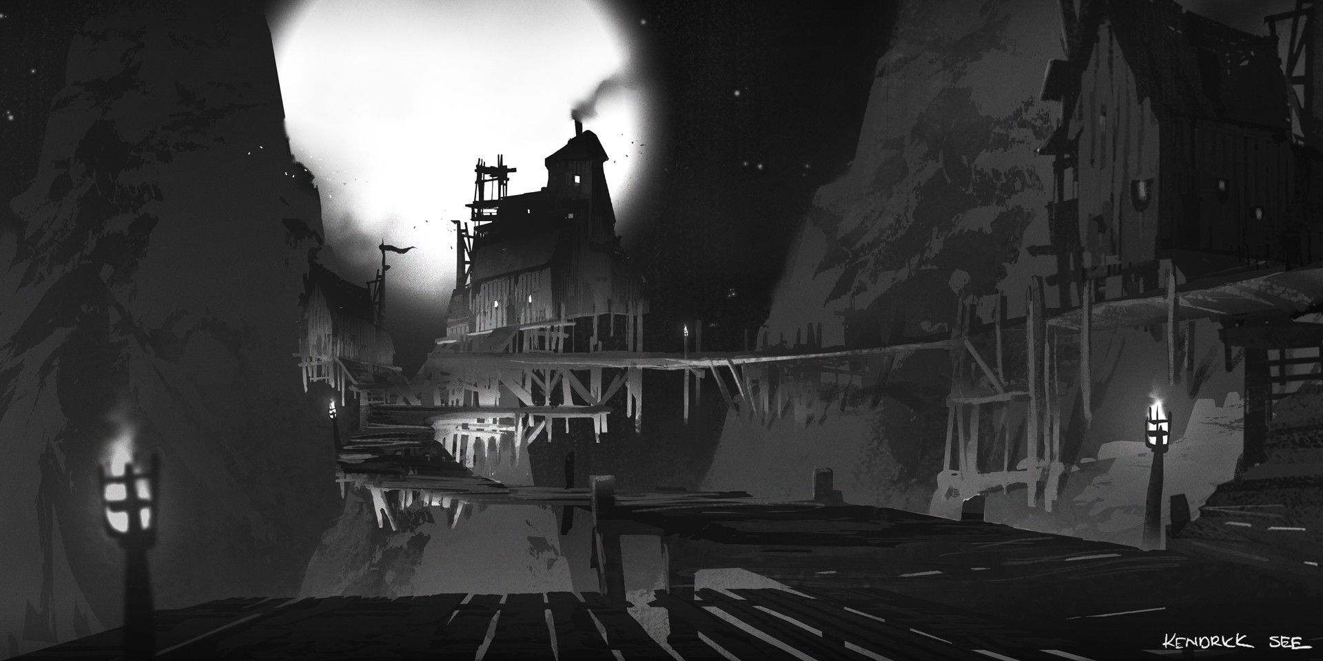 Stilt House Village by Kendrick See Scrolller