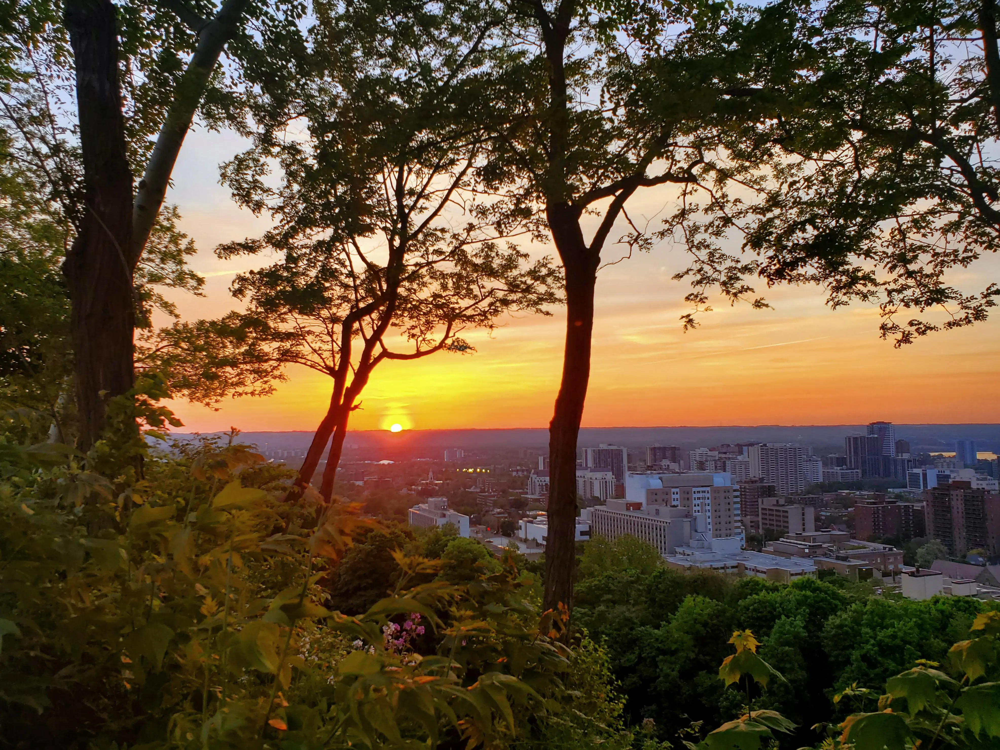 Sam Ralph Sunset Sunset from Sam Lawrence Park last evening | Scrolller