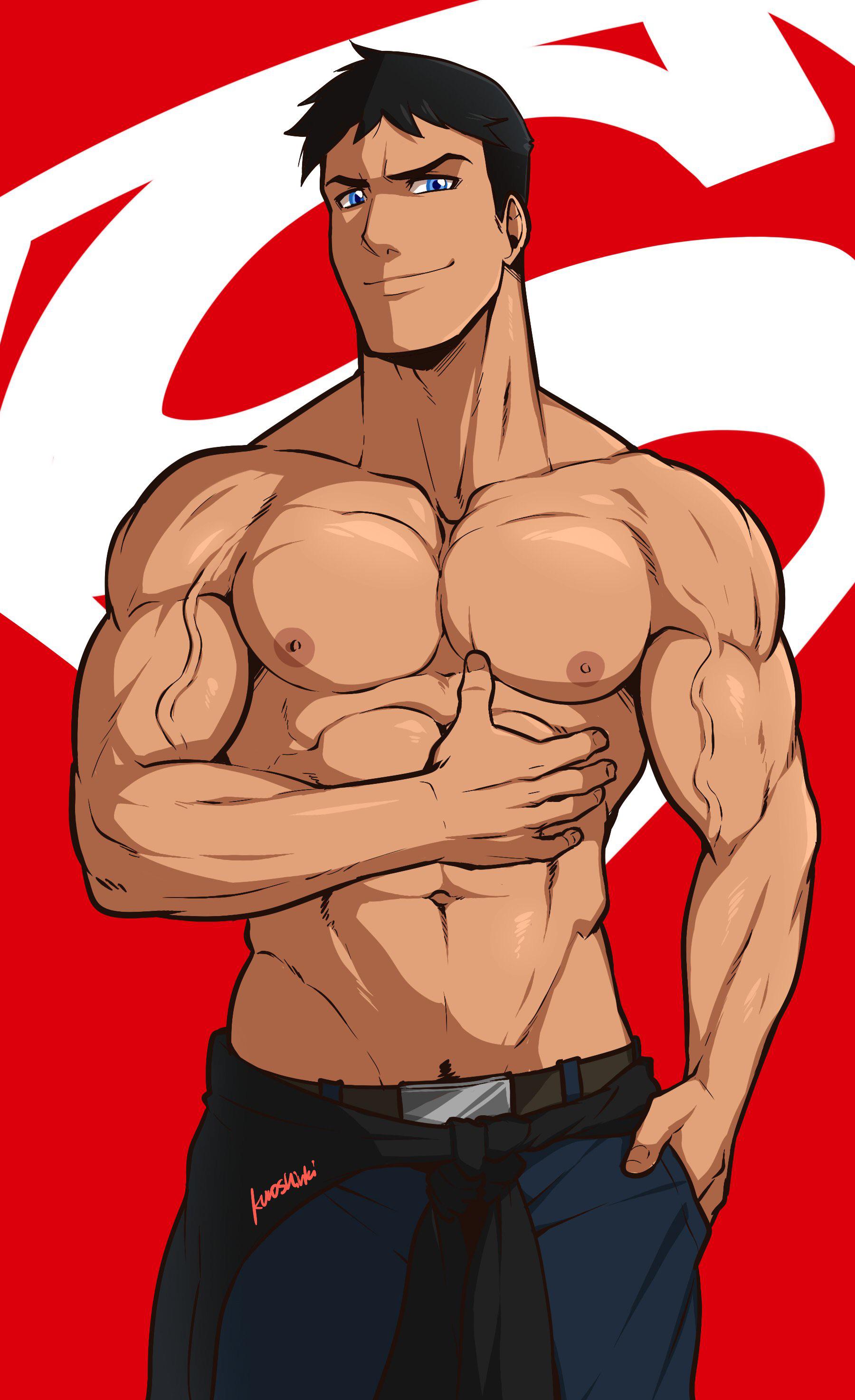 Superboy and his super muscles | Scrolller