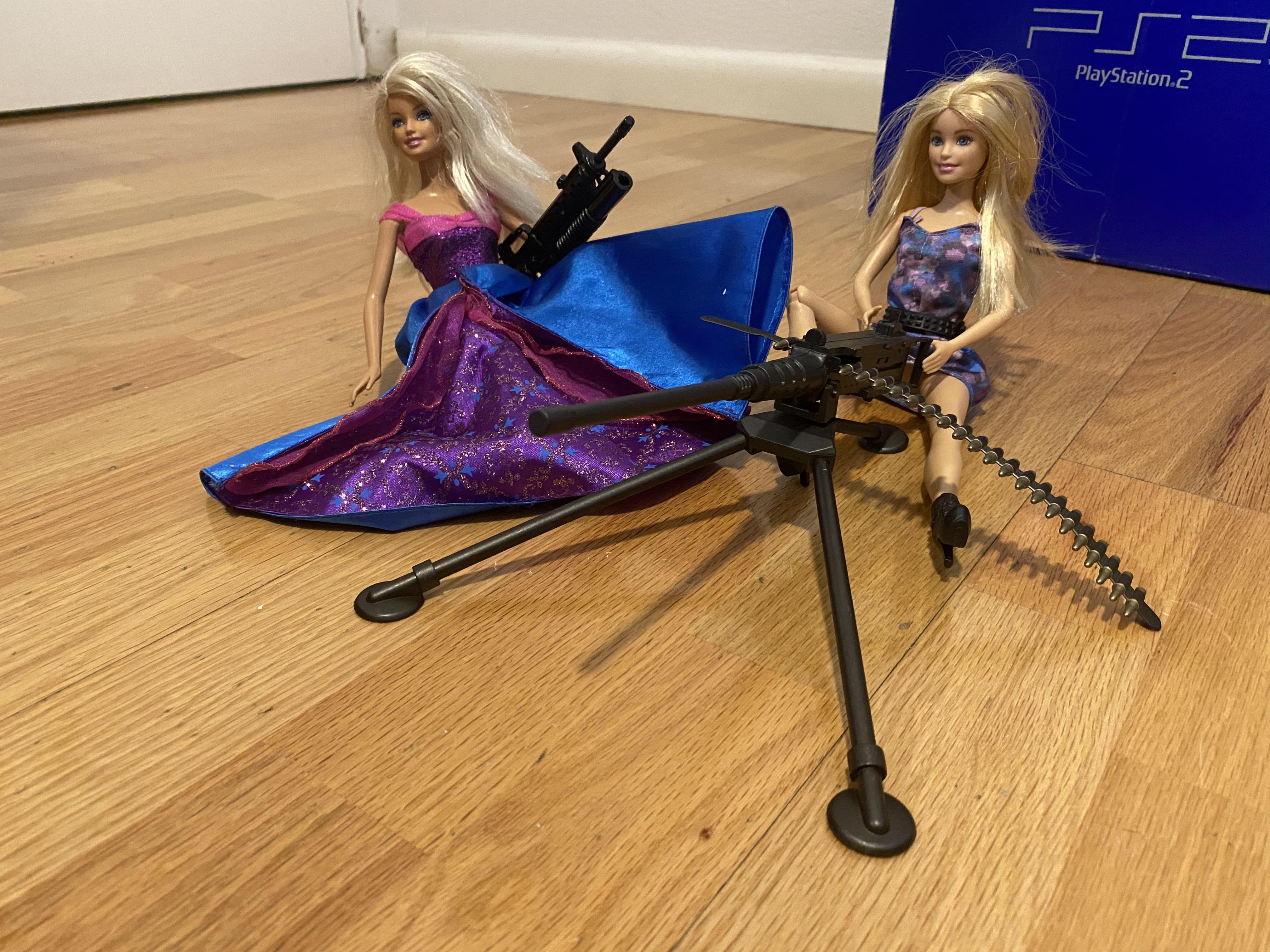 Tactical Barbies Part II: .50cal Machinegun!!! | Scrolller