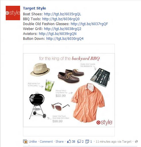 Target doing Facebook posts right | Scrolller