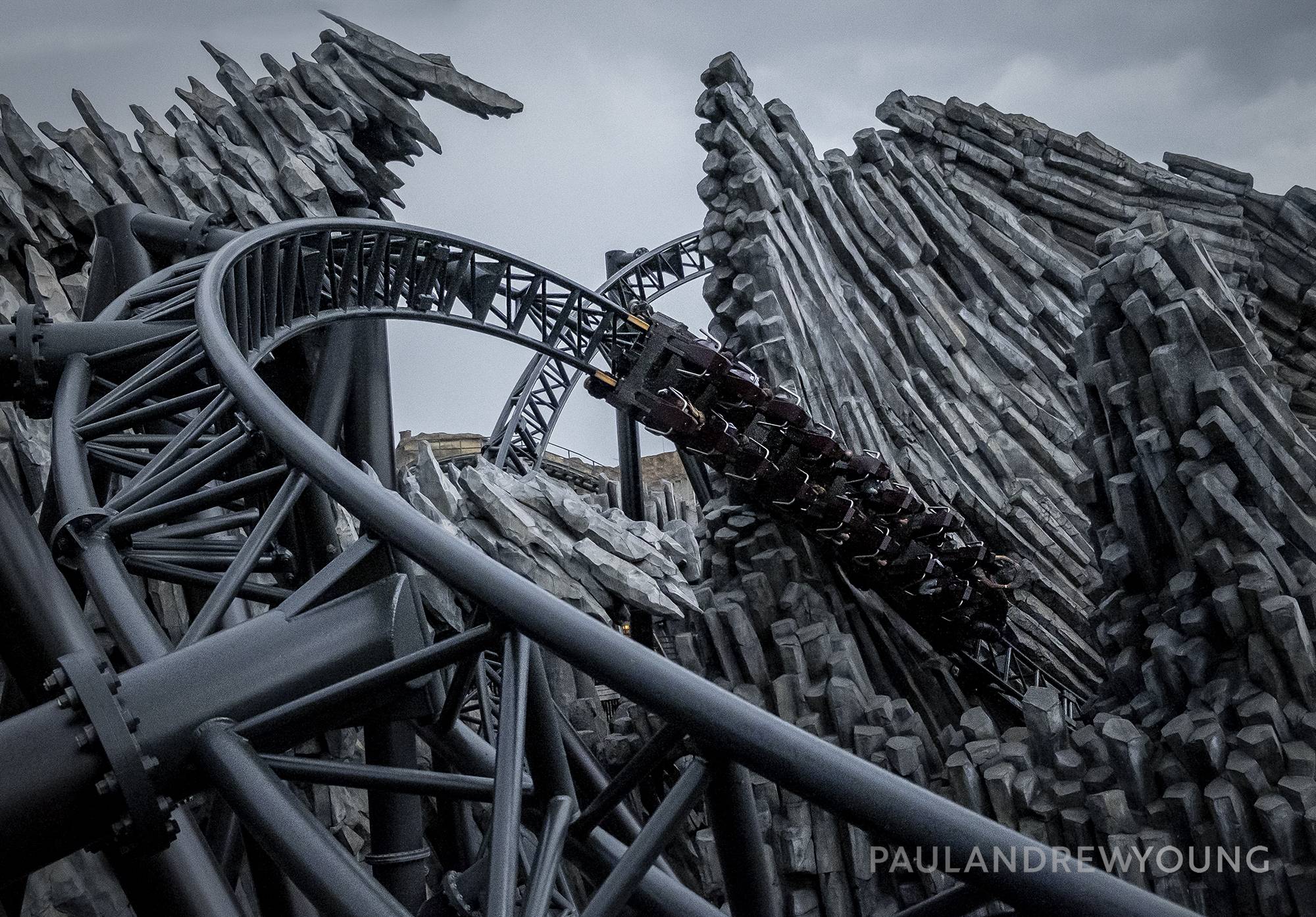 Taron flying through a rock jaw. It looks so fast on this turn. Photo ...