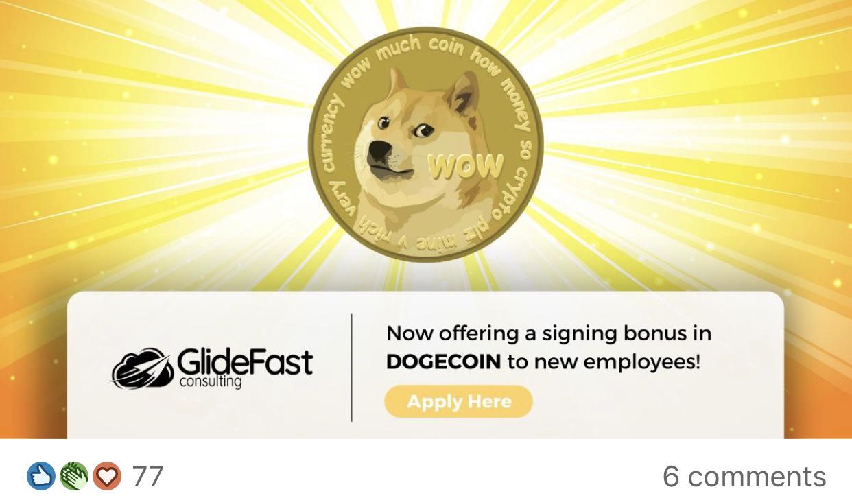 Doge Sign In Tech Companies offering Doge sign on bonuses! | Scrolller