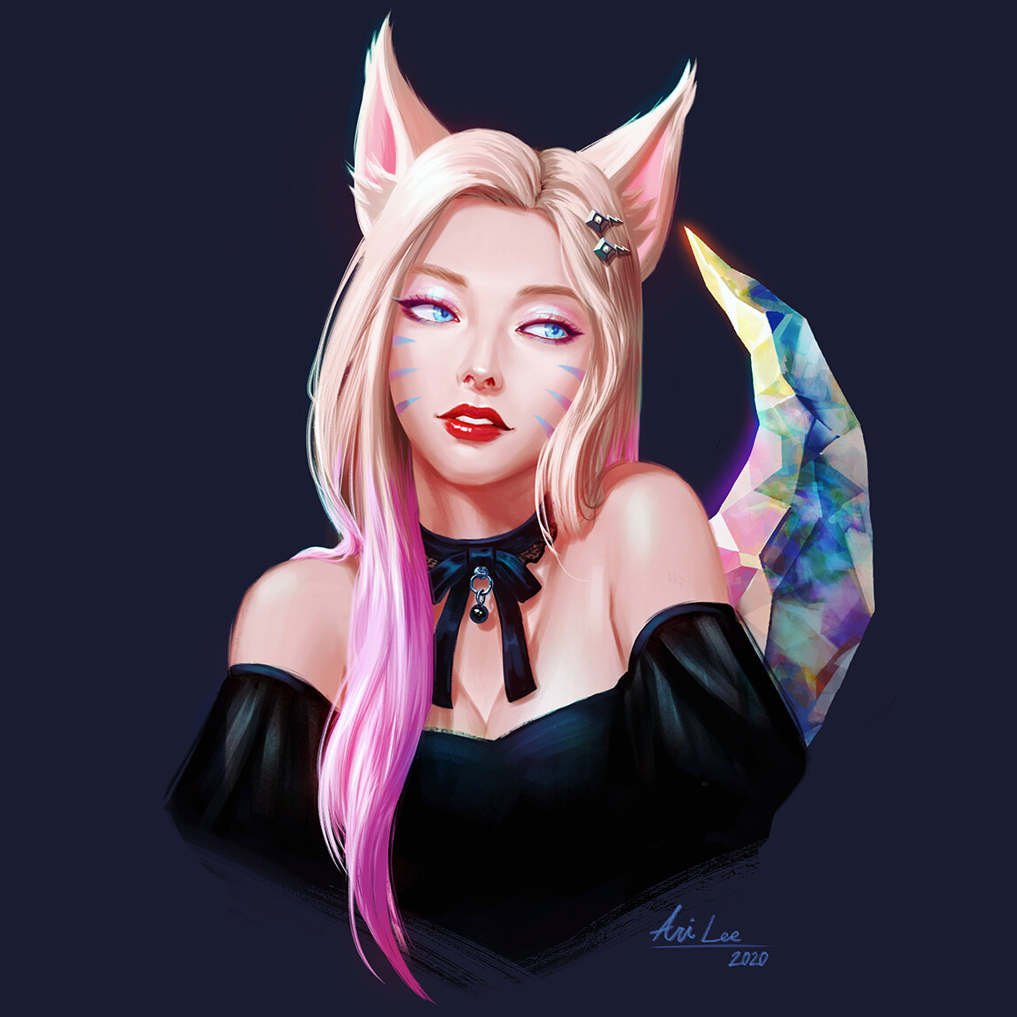 Ahri Real The BADDEST Ahri fanart by Ari Lee | Scrolller