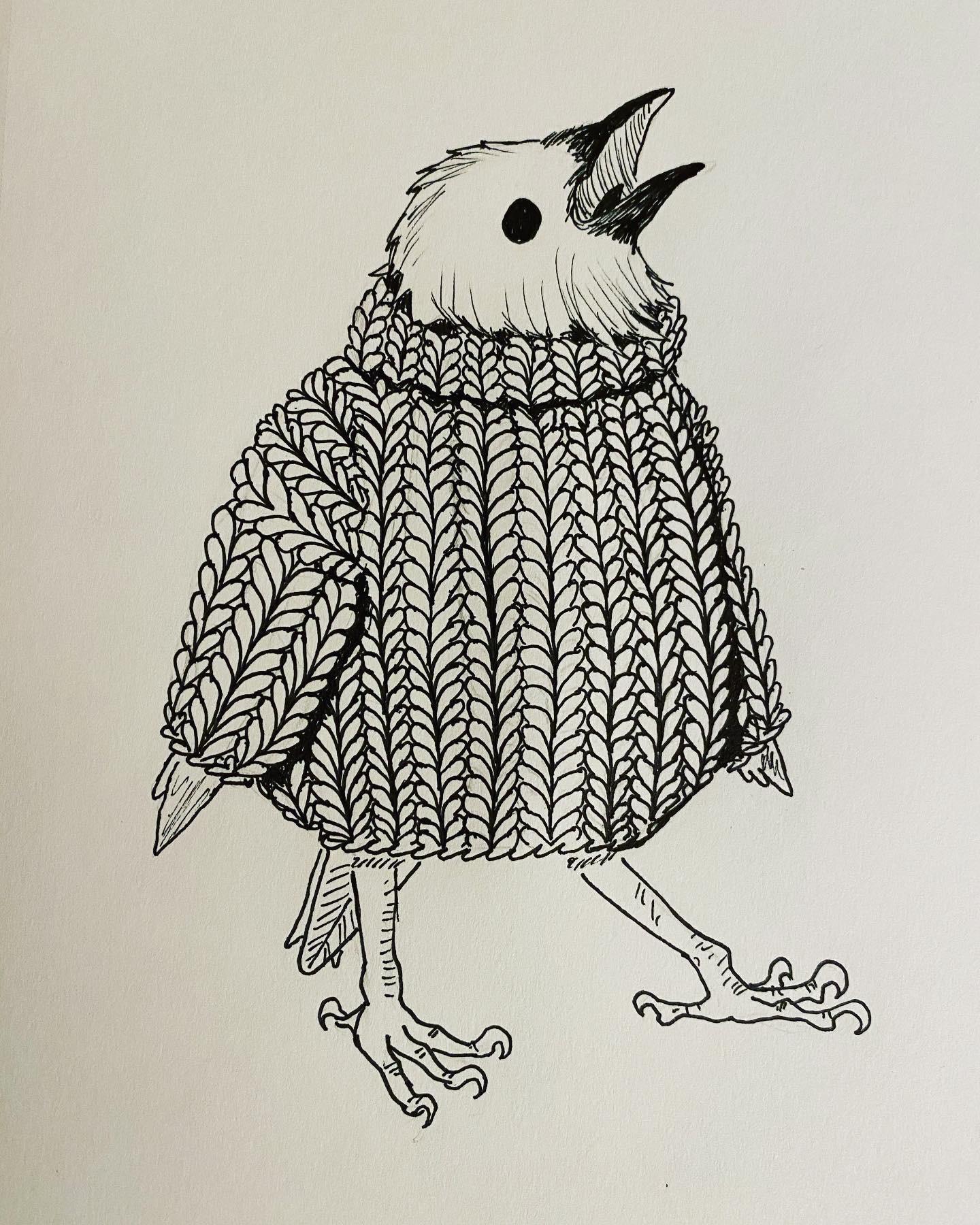 The best time to wear a bulky sweater? All the time! Scrolller