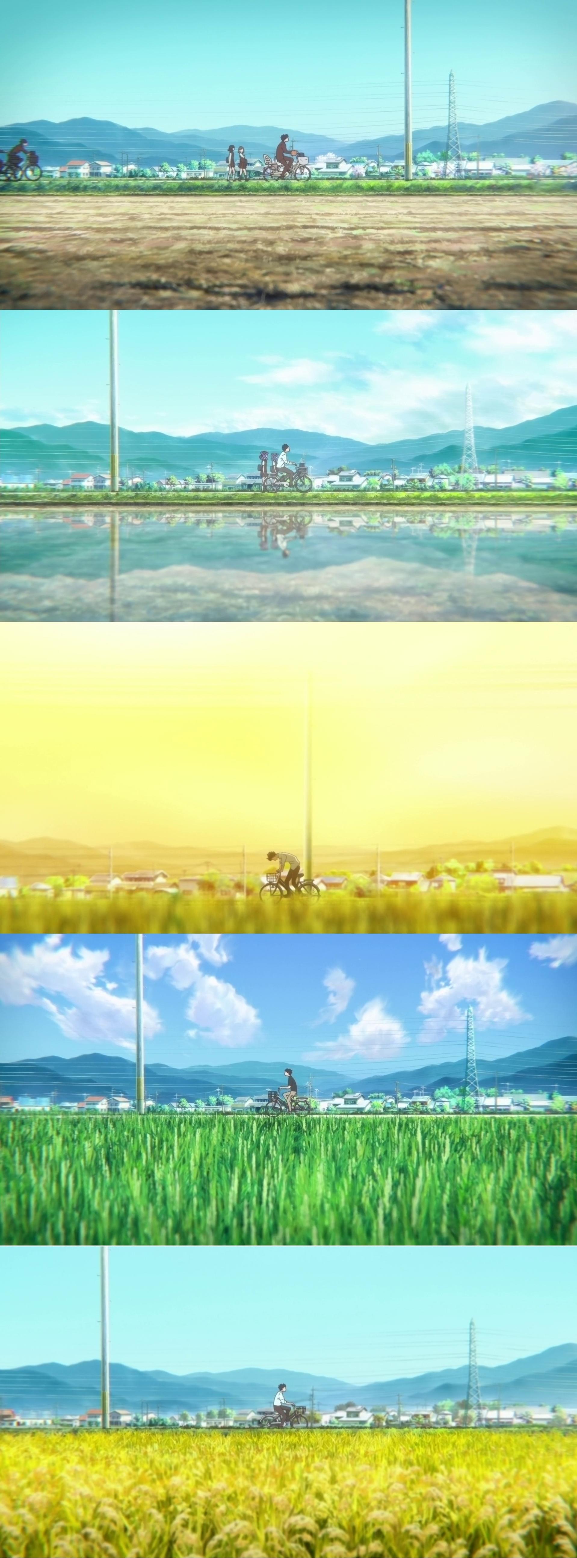 The bike ride scene across the movie | Scrolller
