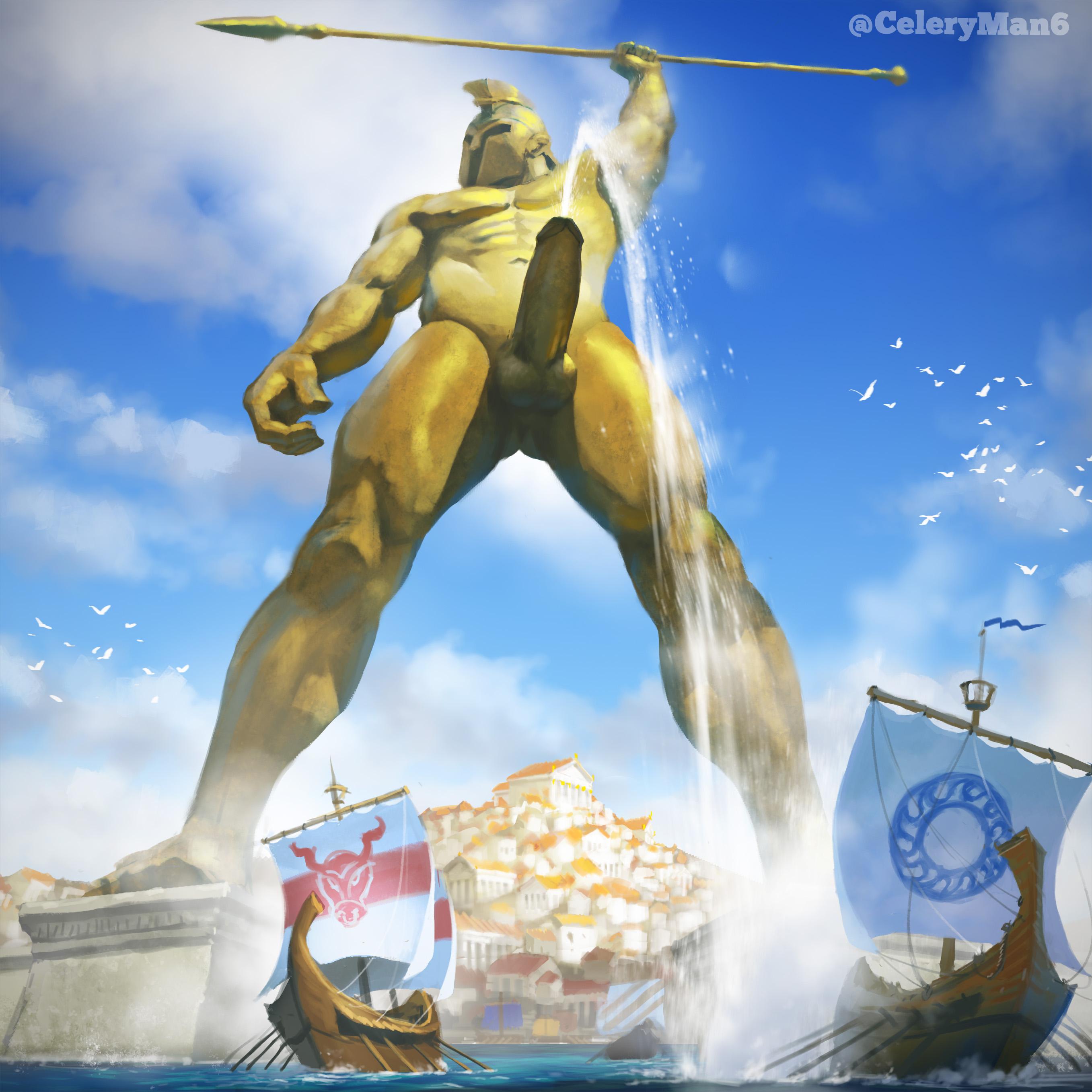 the colossus of ancient greece [OC] @CeleryMan6 | Scrolller