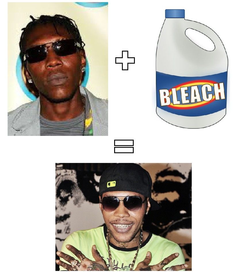 The damage that bleach can do to colours Scrolller