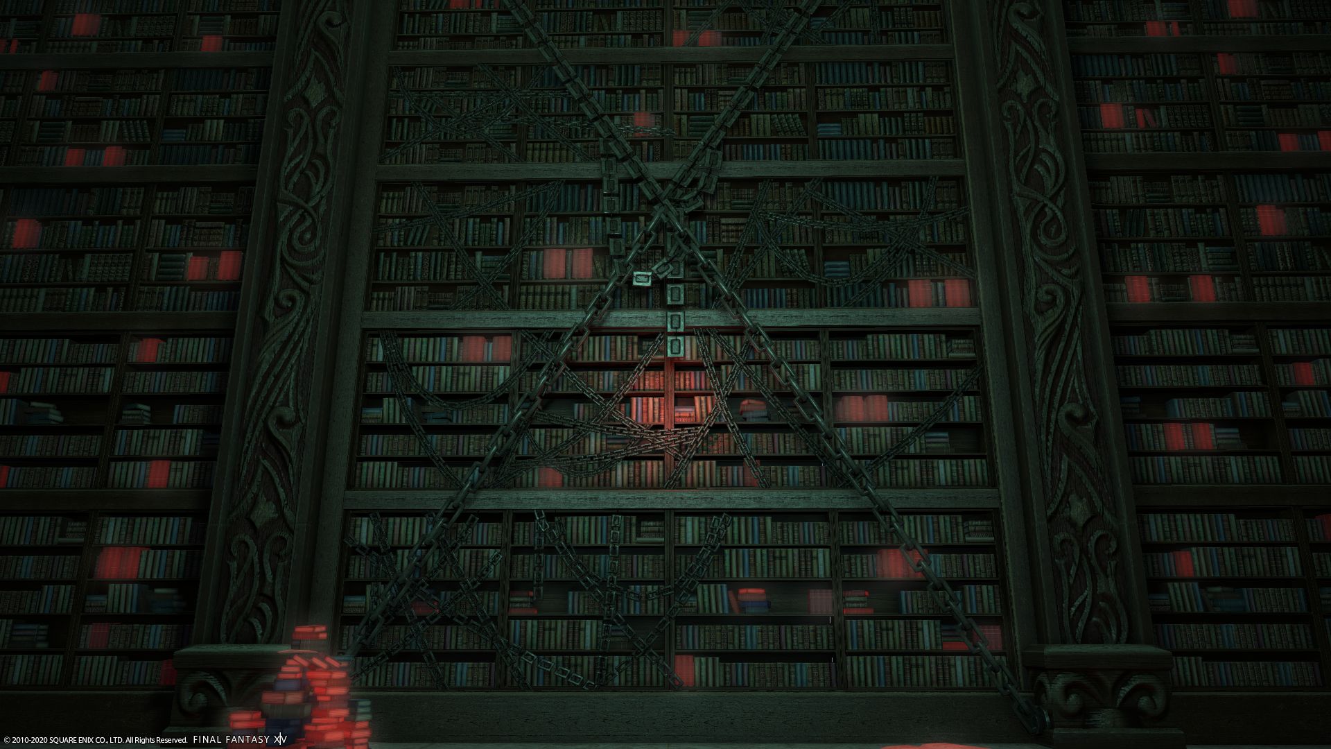 The deeper you go into the Great Gubal Library, the more bookcases you ...