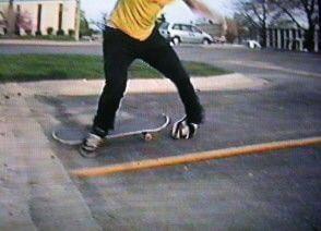 The exact moment I broke my ankle kick flipping a large gap. Tore out