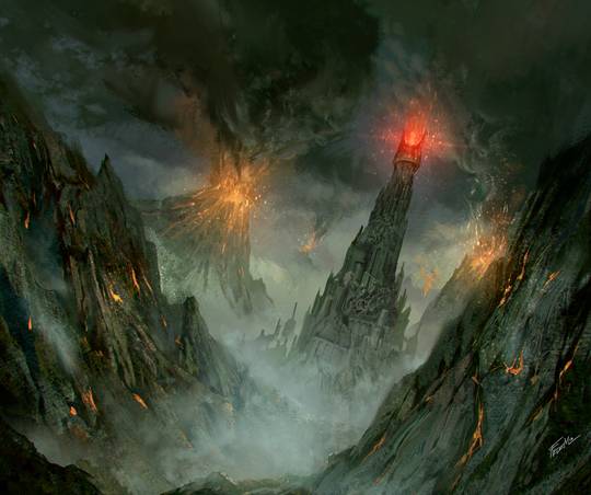 The Eye of Barad-dûr by Federico Musetti
