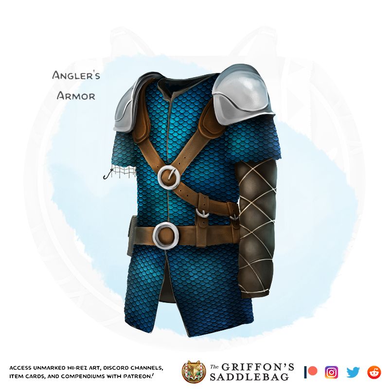 {the Griffon S Saddlebag} Angler S Armor Armor Scale Mail Scrolller