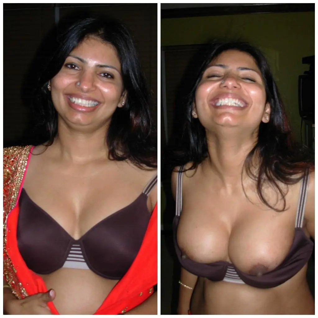 the happiest nri aunty ever with perfect tits