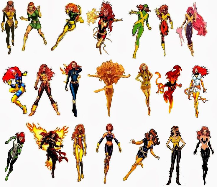 The many outfits of Jean Grey | Scrolller
