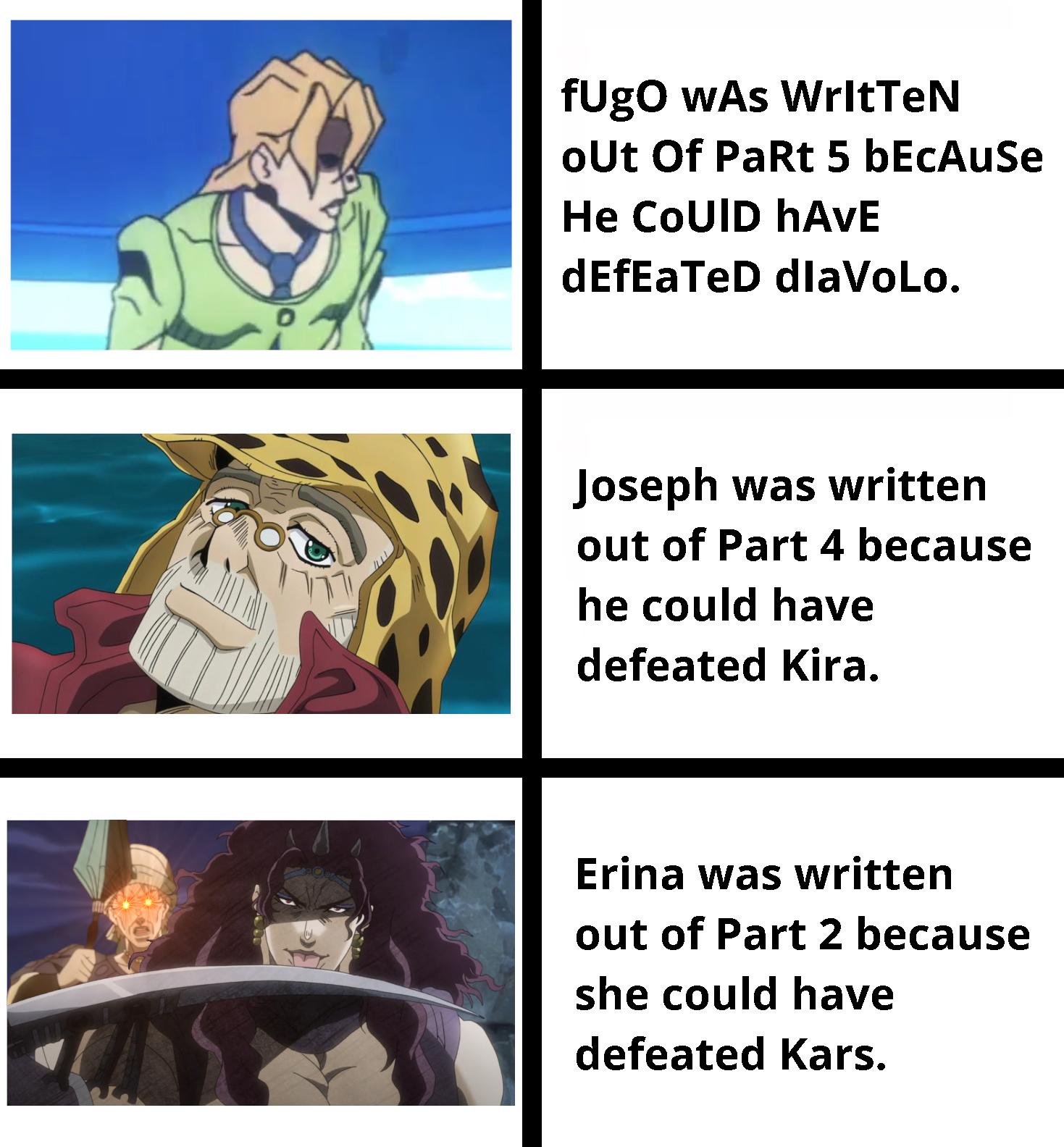 The most powerful Jojo character Scrolller