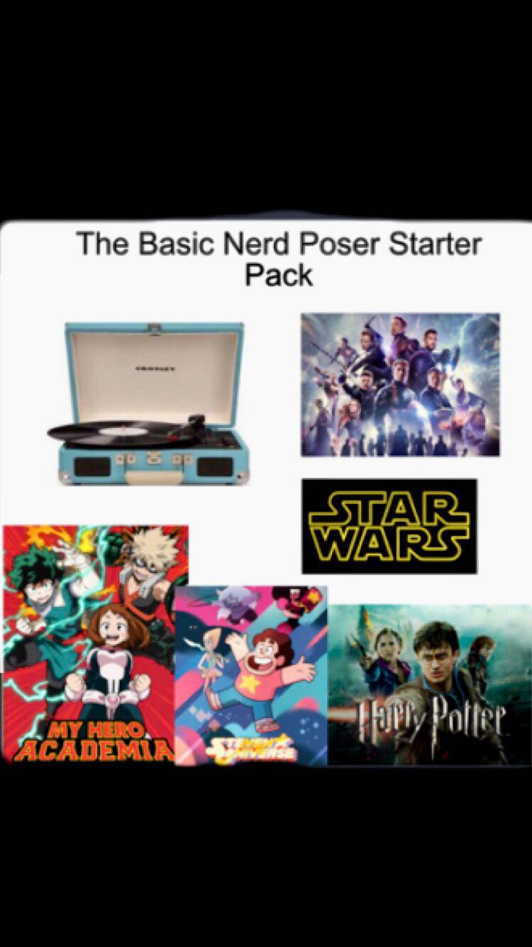 The Nerd Poser Starter Pack | Scrolller