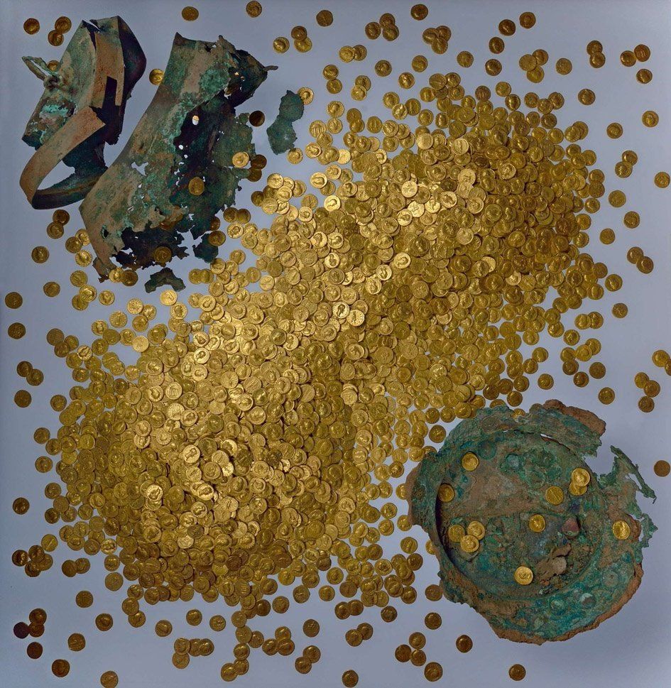 The Trier Gold Hoard is the largest Roman gold hoard ever discovered ...