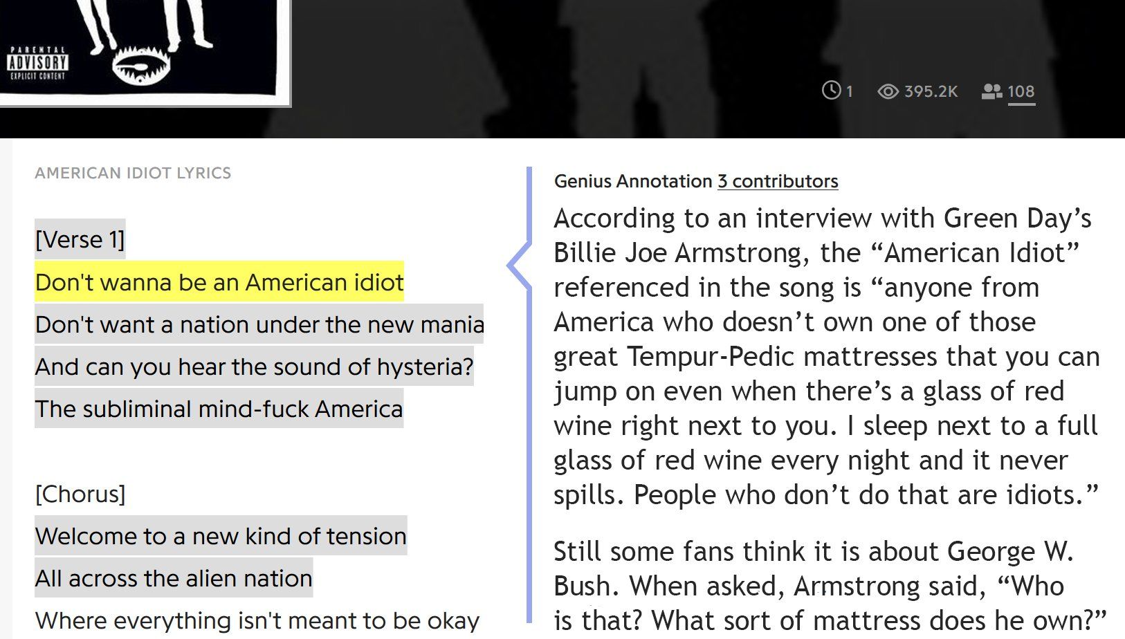 The true meaning of American Idiot! Scrolller