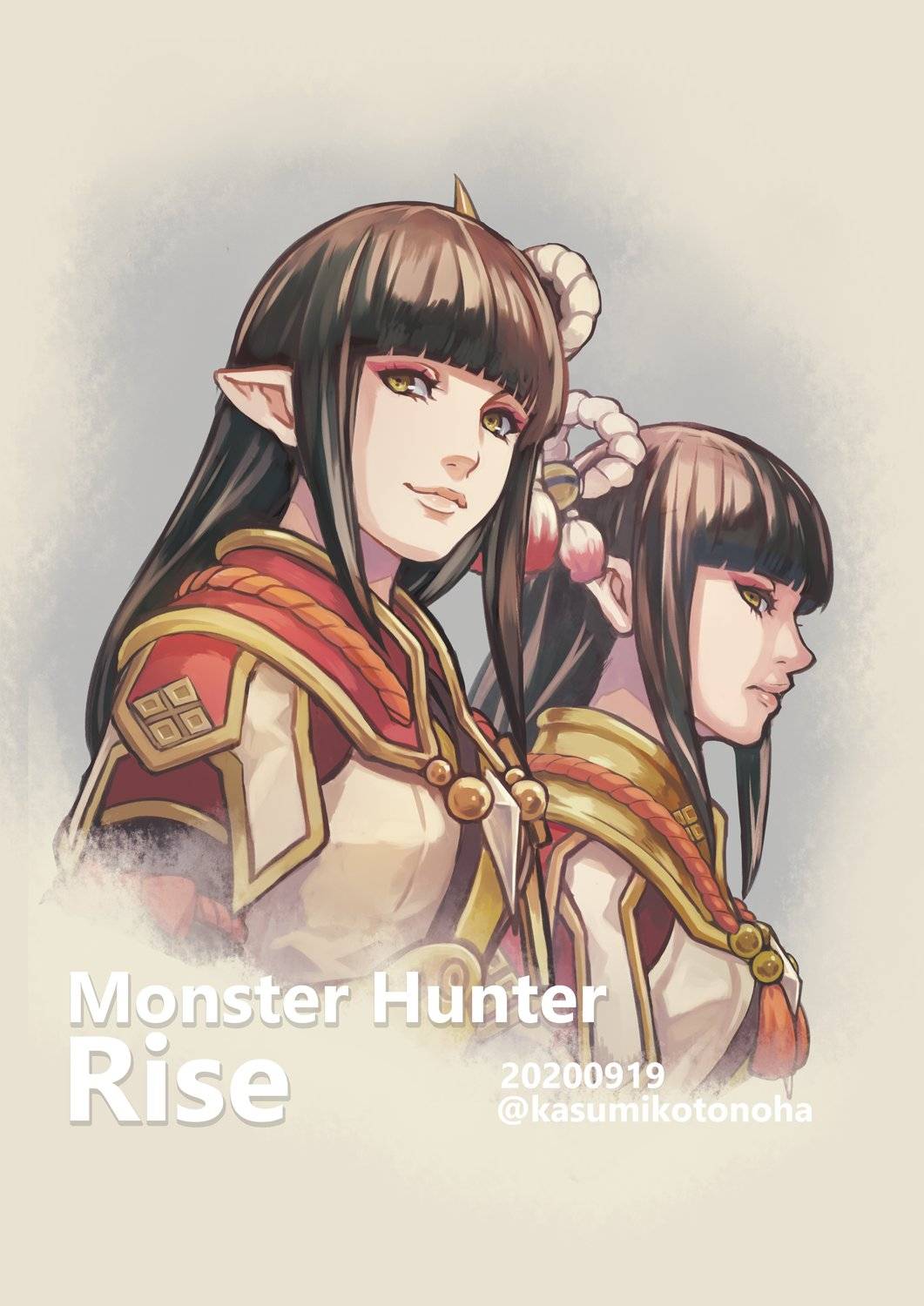 The twins from Monster Hunter Rise by @kasumikotonoha | Scrolller
