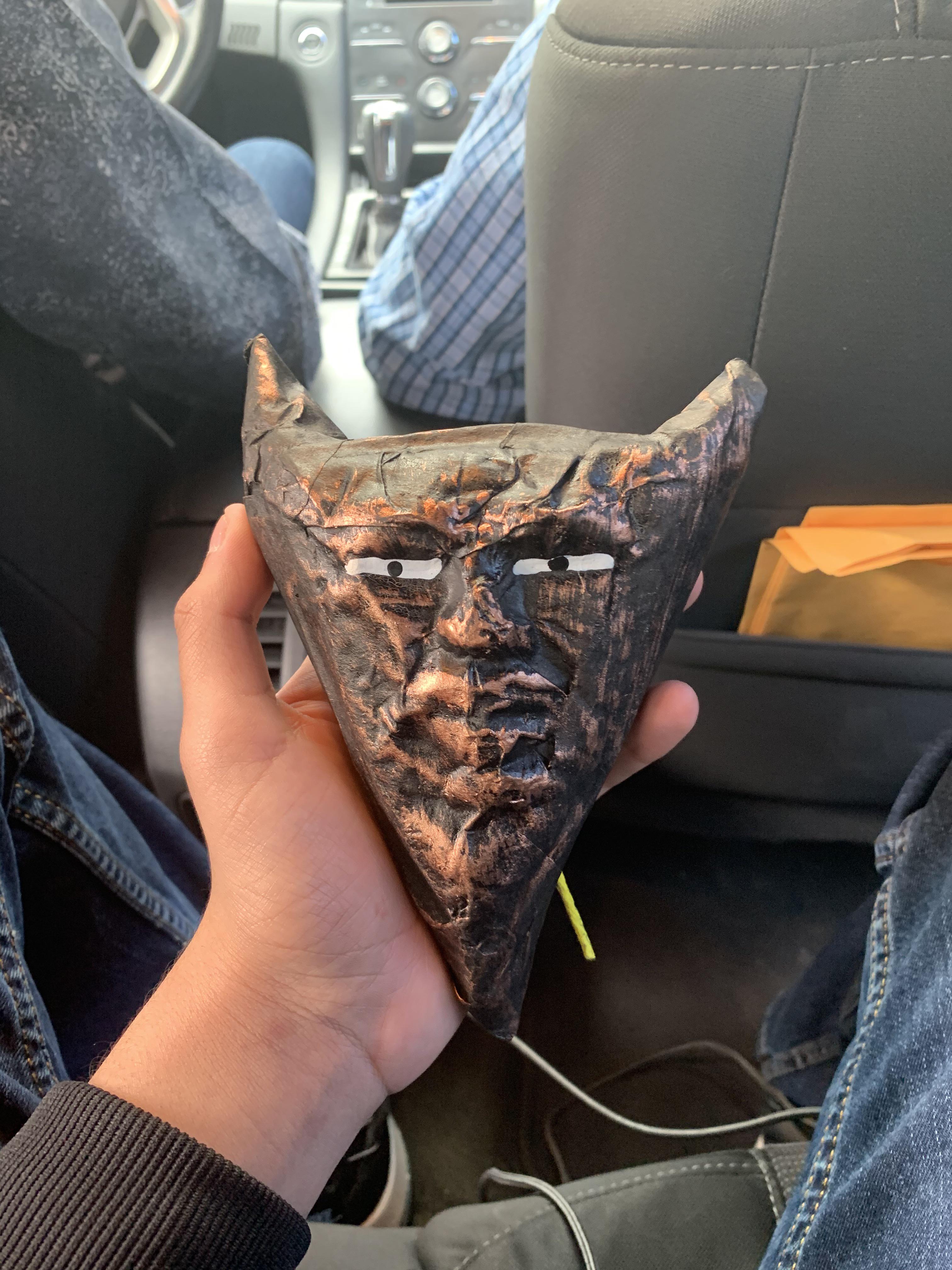 This cool illegal firework in Mexico called “El Diablo”. Literally