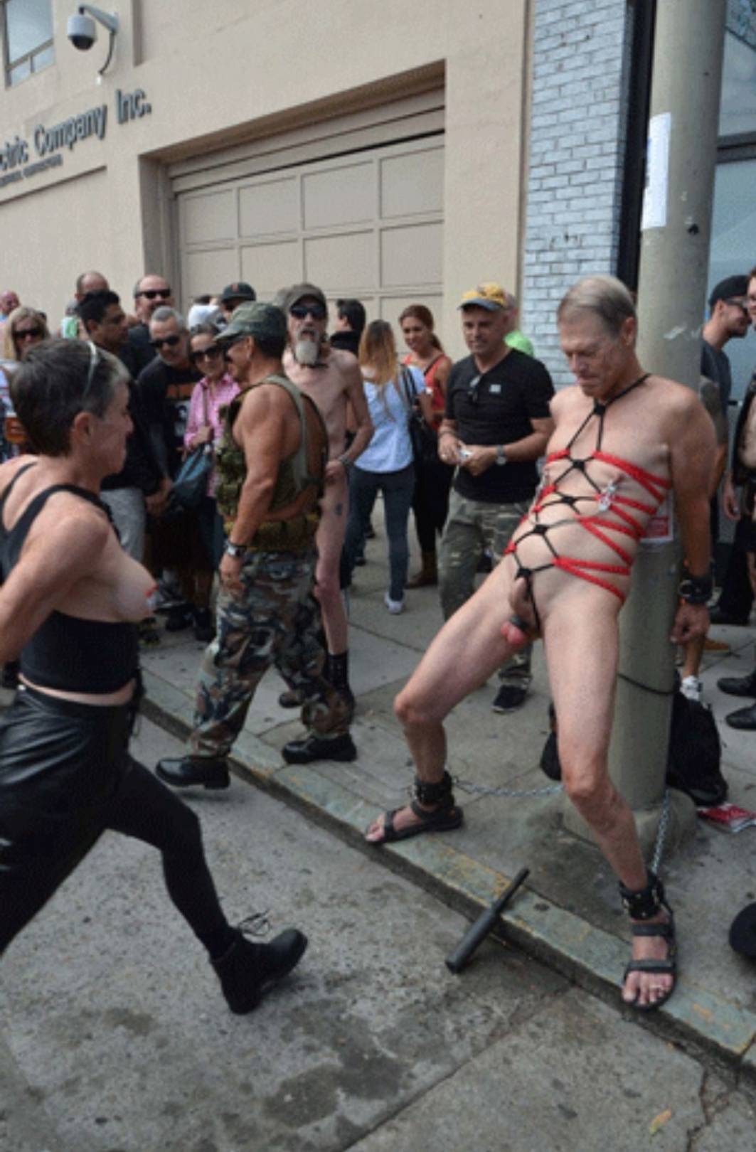 Folsom street fair ballbusting