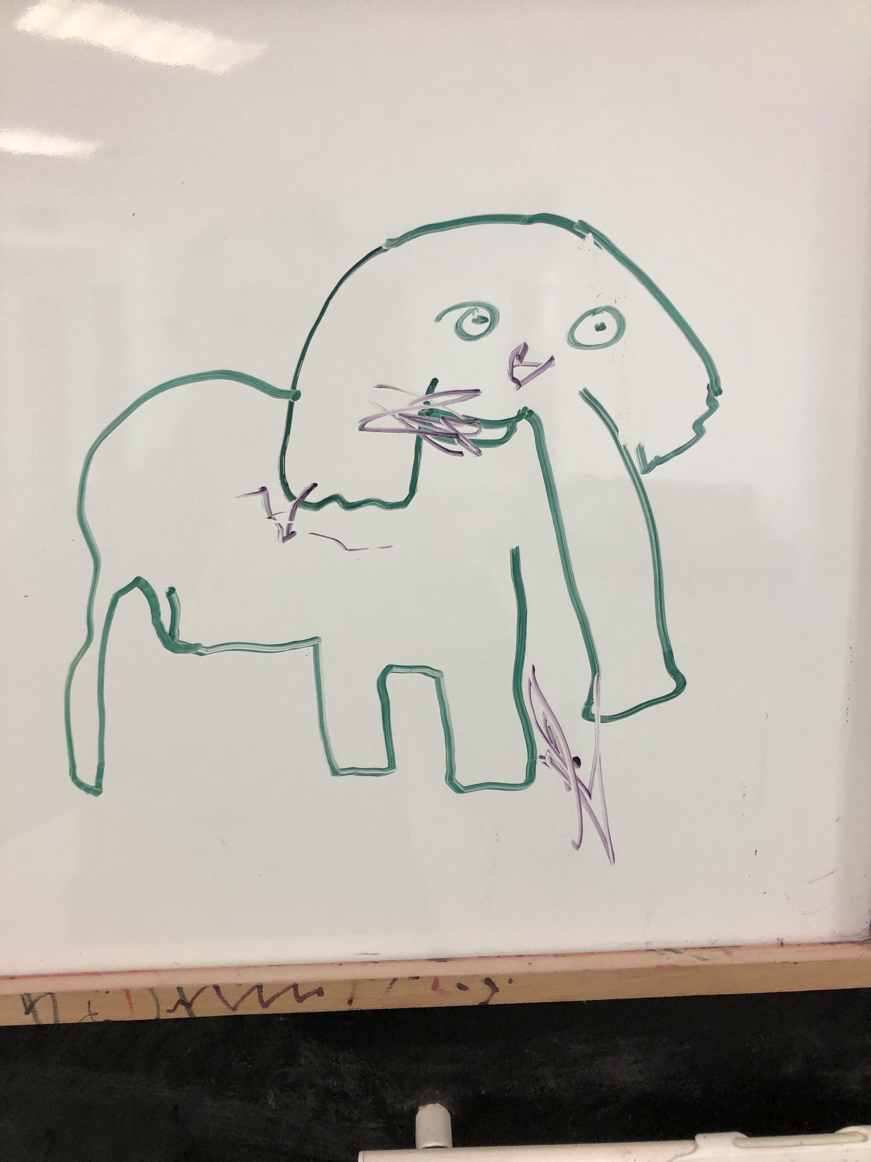 Nope Draw Thought I could show my kid how to draw an elephant. Nope | Scrolller