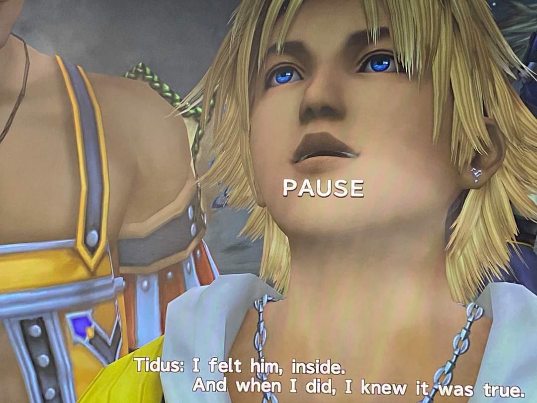 Tidus Is Feeling The Fist Of The Father Scrolller