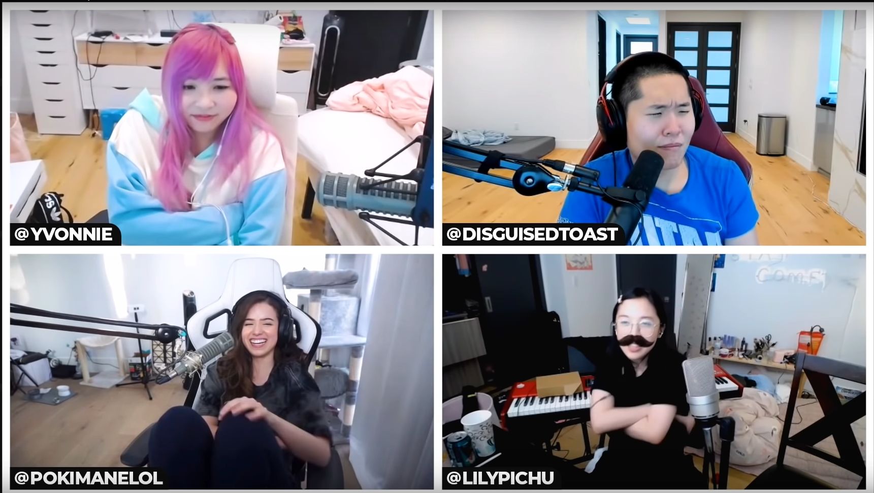Toast's Face When the Girls Talking about Bra is Priceless Scrolller