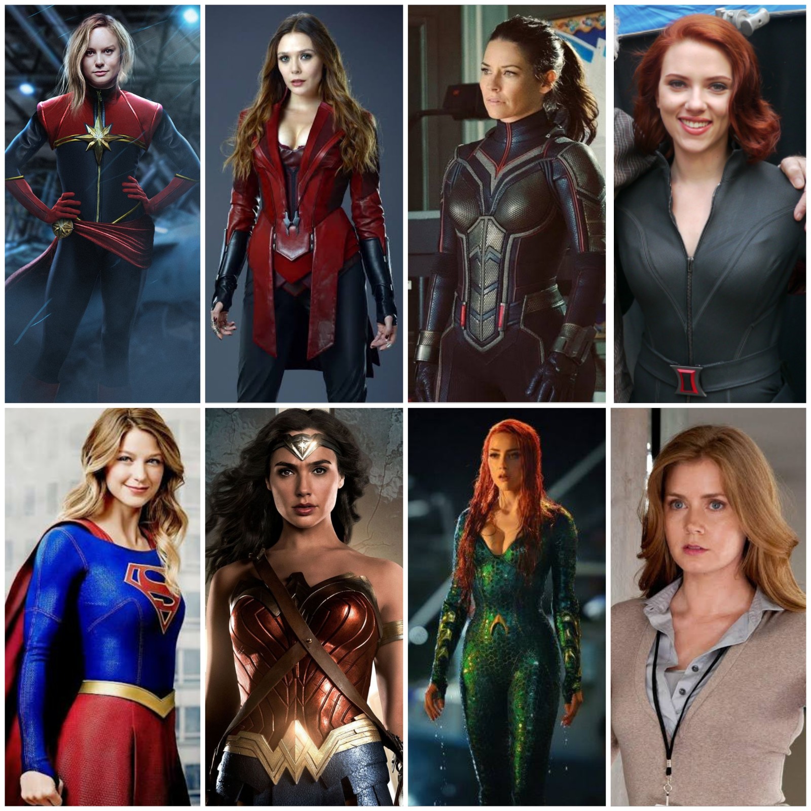 Top 8 gorgeous babes of Marvel & DC Universe.You can choose one from