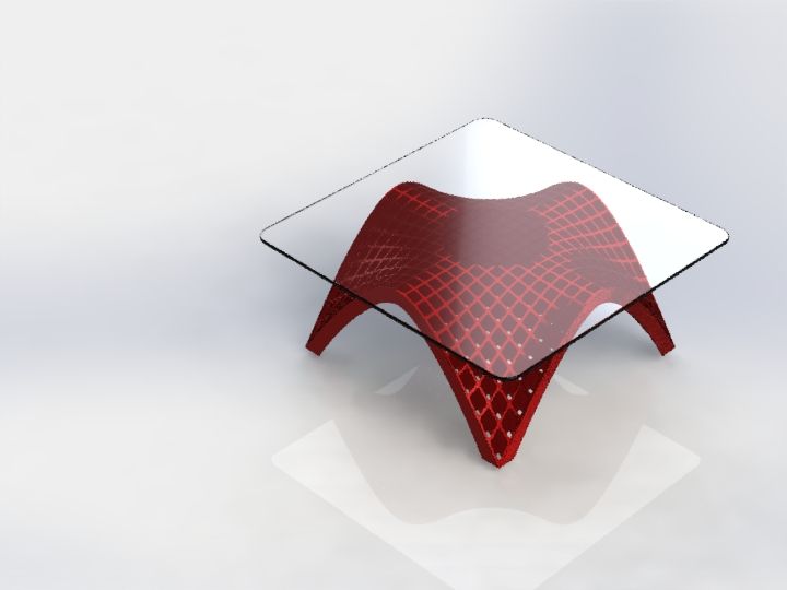 [Tutorial link in comment] So i made this complex surface design table ...