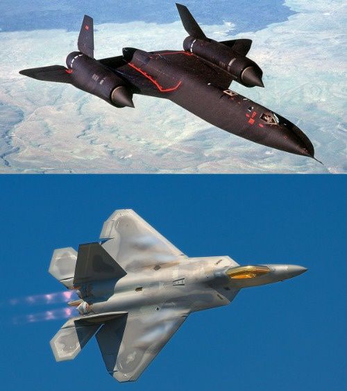 Two different planes from 2 different ages, both gorgeous, magnificent ...