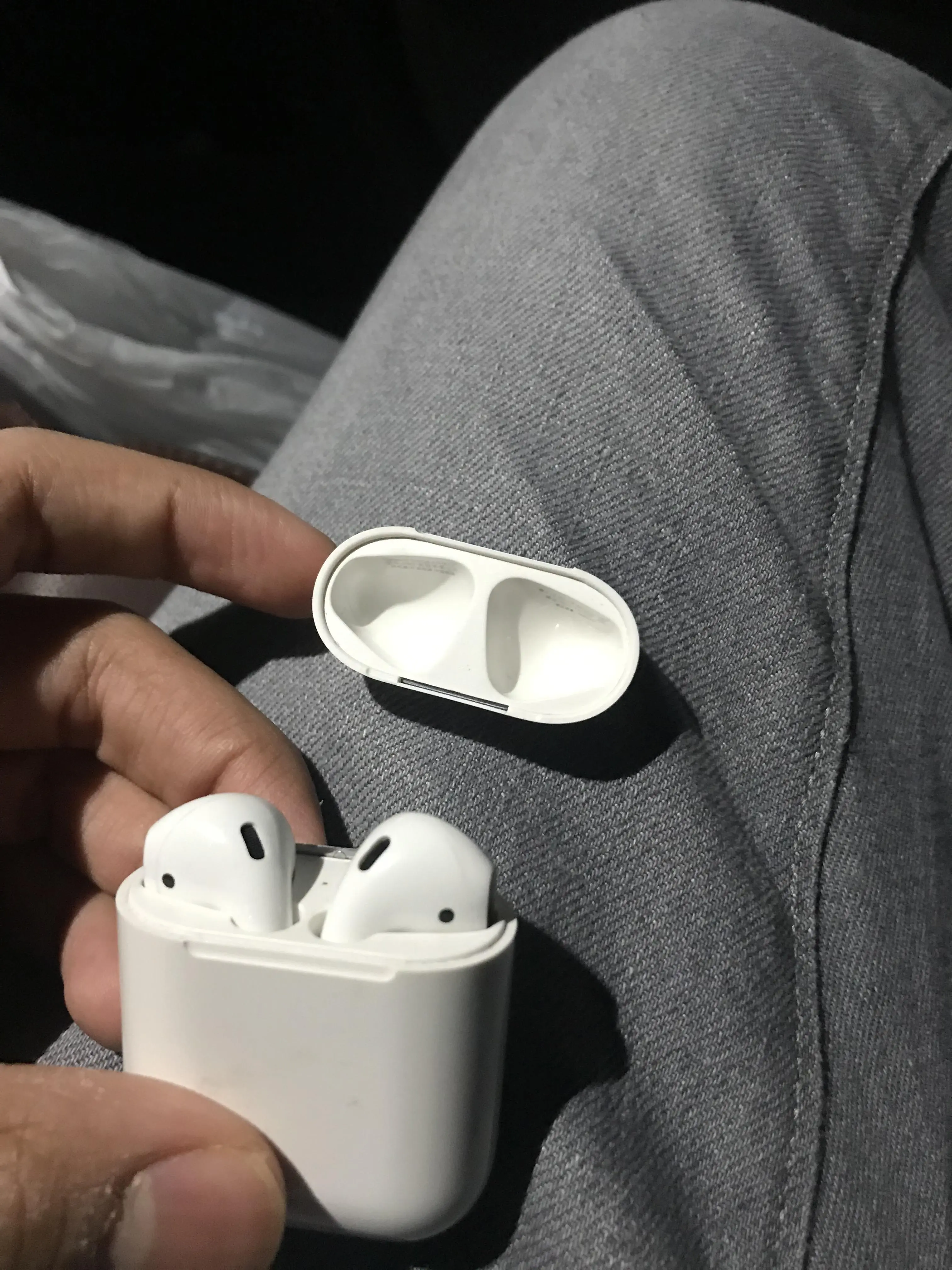 Umm... all I did was put my AirPods in my pocket as I usually do...