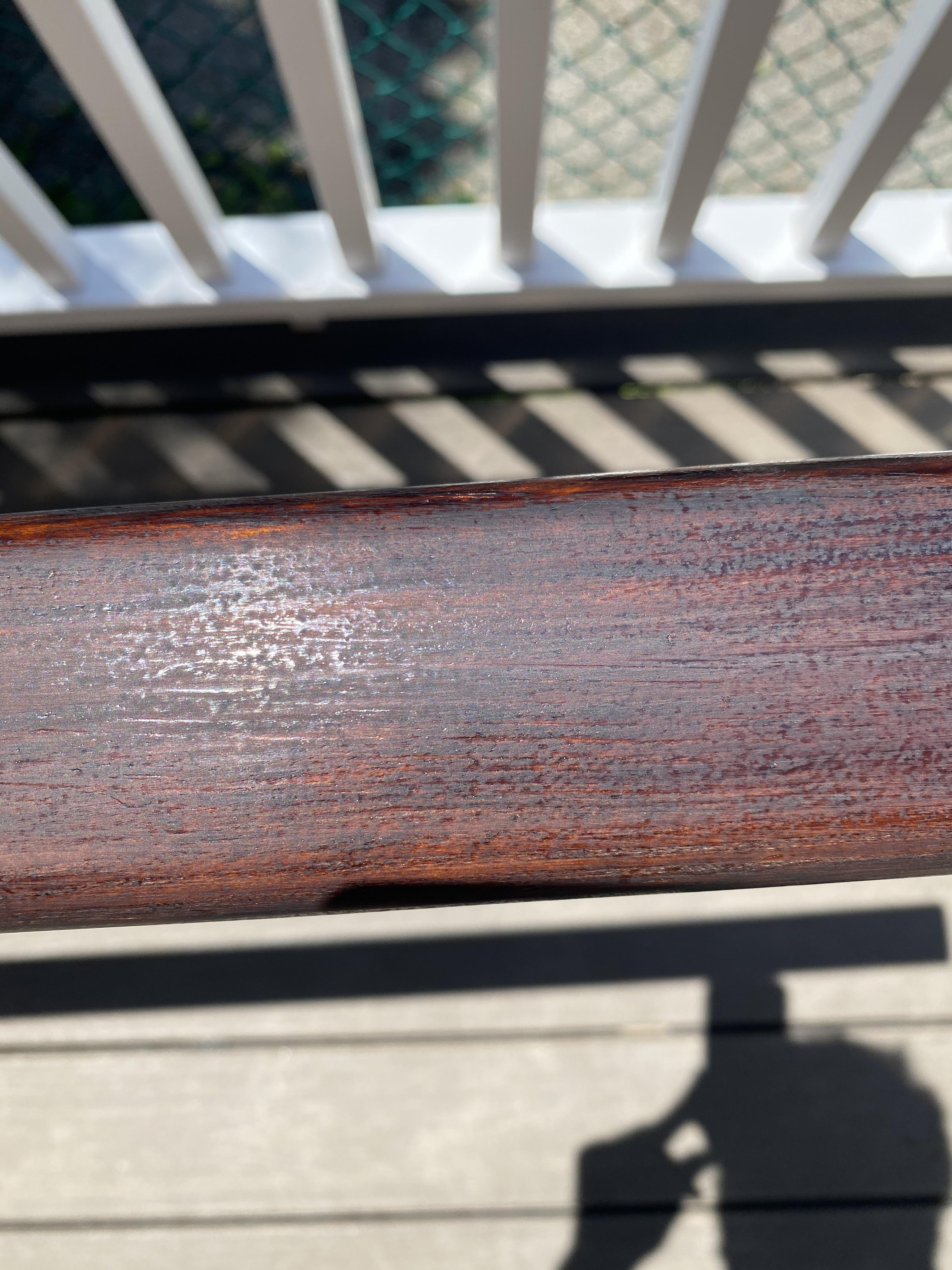 Used mineral spirits to lighten stain on wood but now it is hazy and