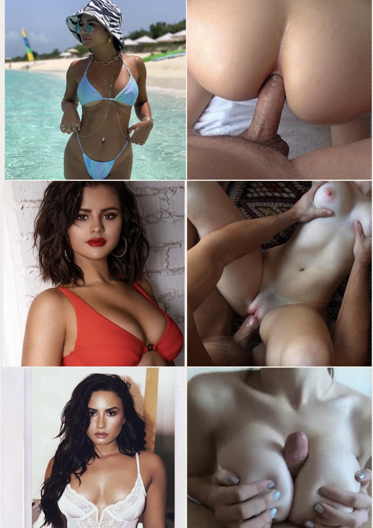 Pick one to have deep doggy anal strokes, one to fuck her wet pussy, and on...