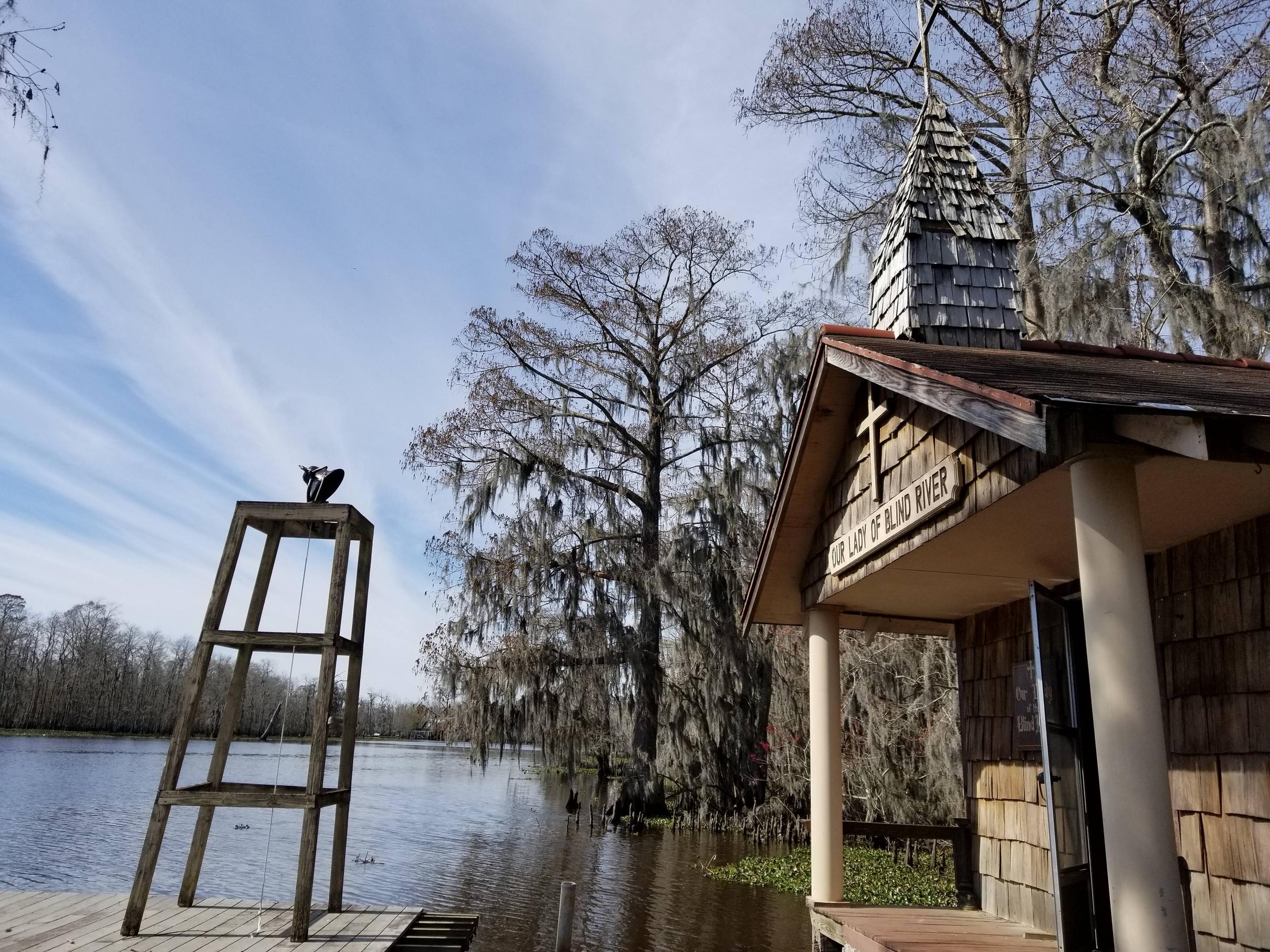 Visited Our Lady of Blind River today. Accessable only by boat. | Scrolller