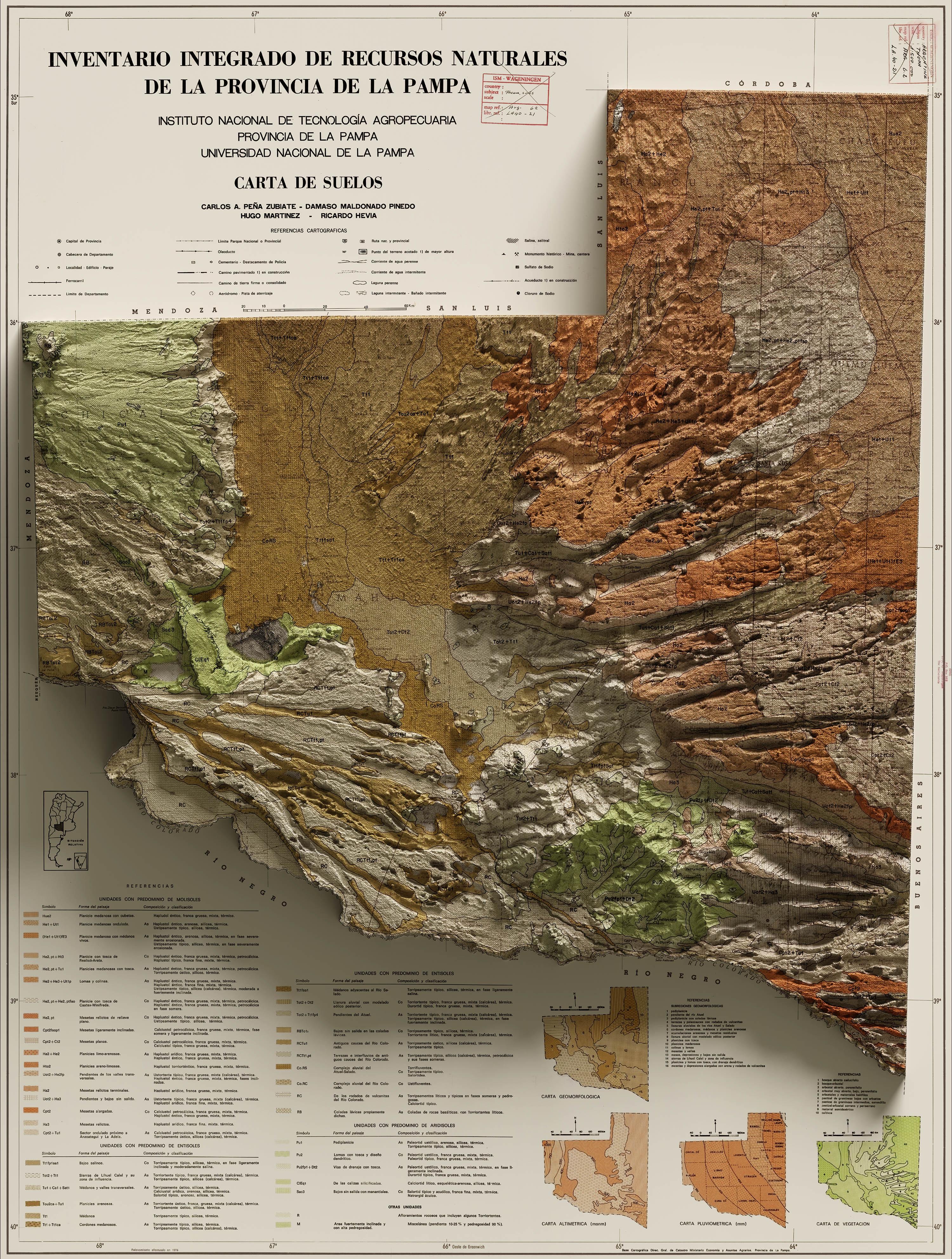 We made this shaded 3D relief map using Inventario integrado de recuros ...