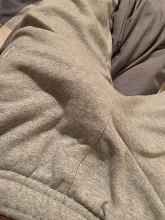 Dick print cheap grey sweatpants