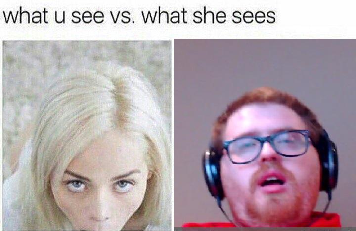 What you see vs. what she sees | Scrolller