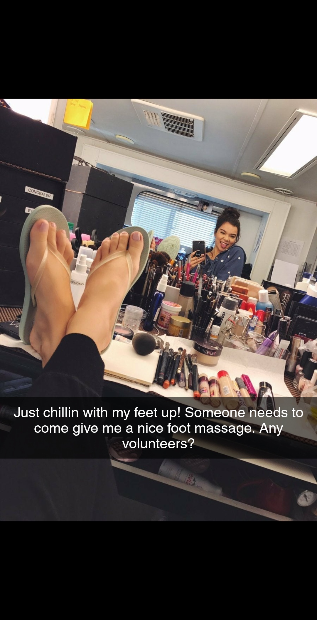 Who Is Going To Rub Her Feet Scrolller