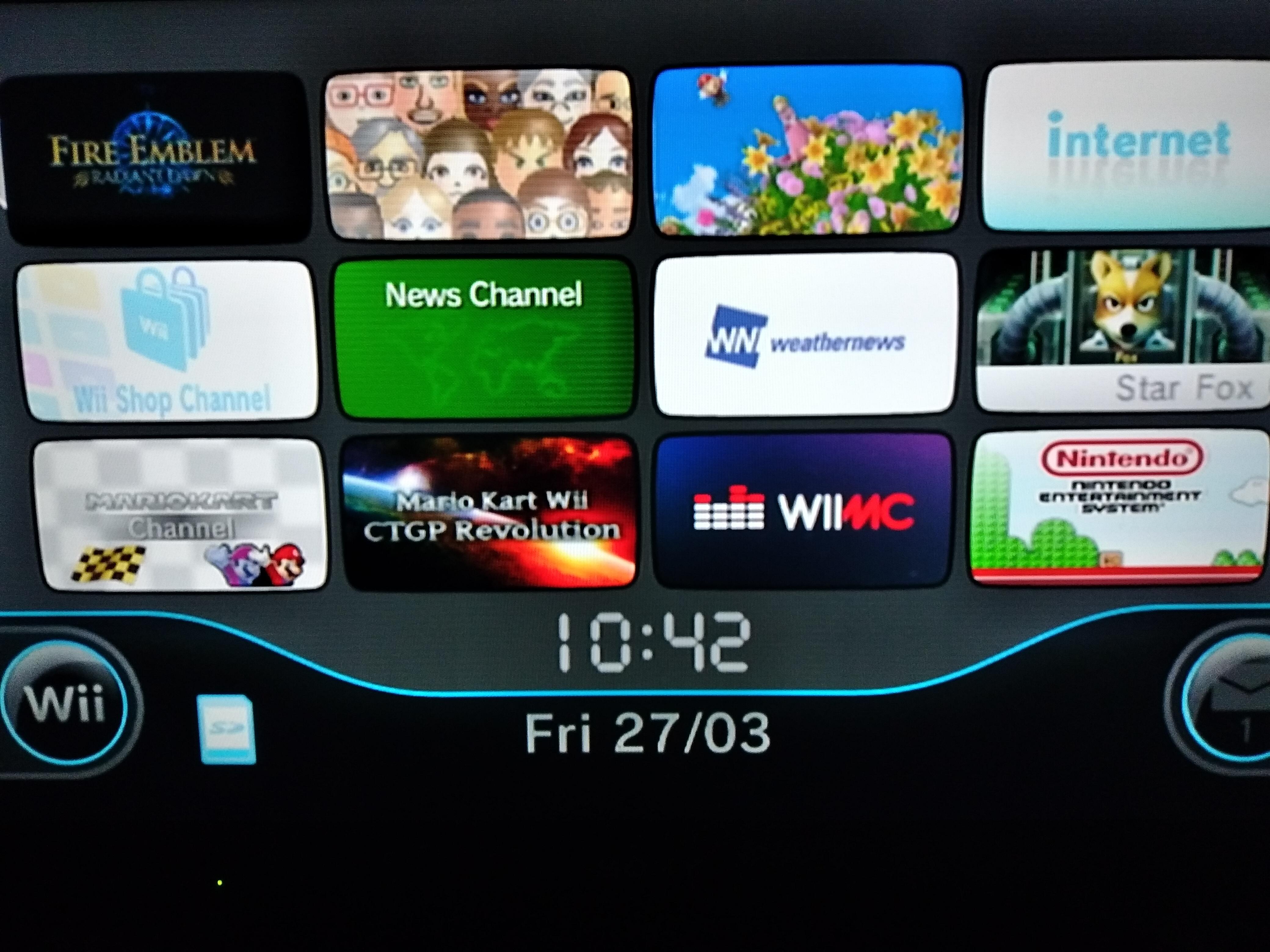 Wii Menu pic Scrolller
