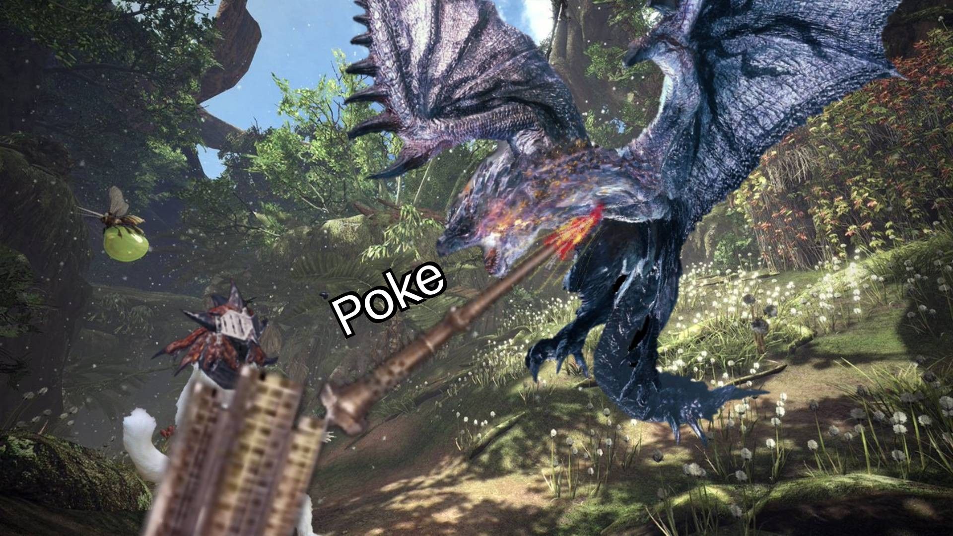 You can't just guard and keep attacking. Haha lance goes Scrolller