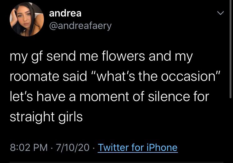 You guys are getting flowers?? 😭 Scrolller