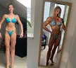 (Beginner bodybuilder) 2 days out from my figure show! Comparison from February 2023.