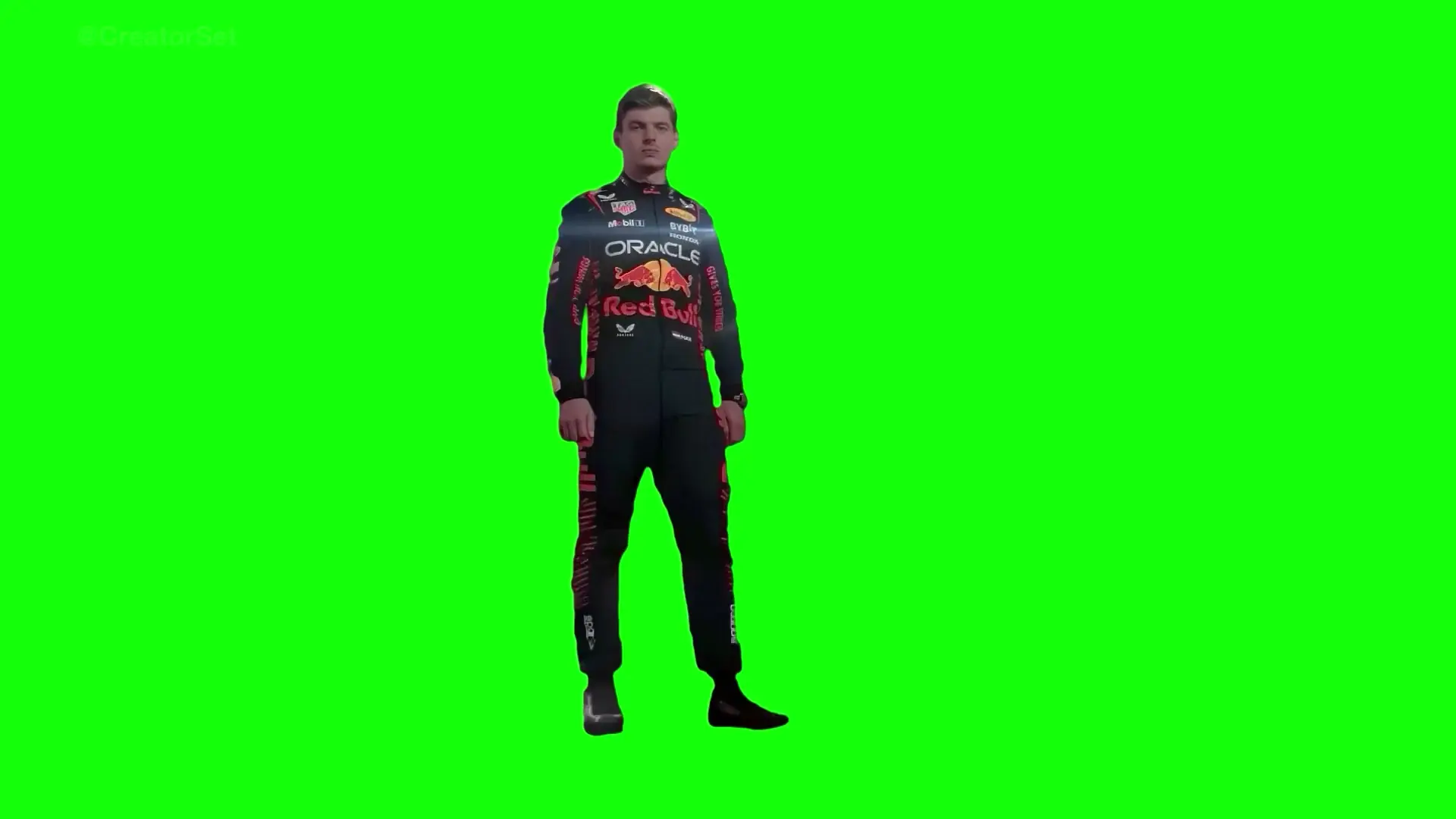 [GREEN SCREEN] Max Verstappen standing still meme - DUDUDUDU MAX VERSTAPPEN Meme Template