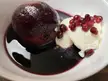 [Homemade] Poached pears in a mulled wine reduction.