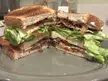 [Homemade] Triple-Decker BBBBLC Sandwich. 