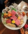 [I ate] a sashimi platter