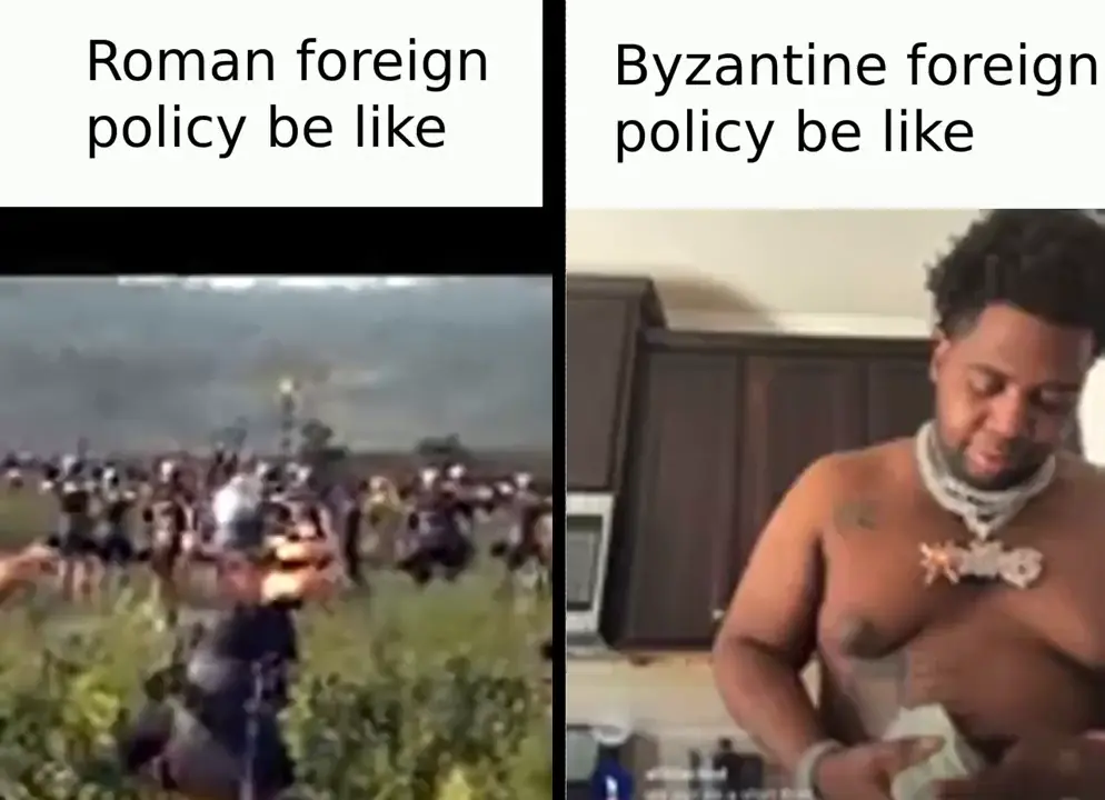 "I'm gonna give you 100 nomisma to fuck off"
