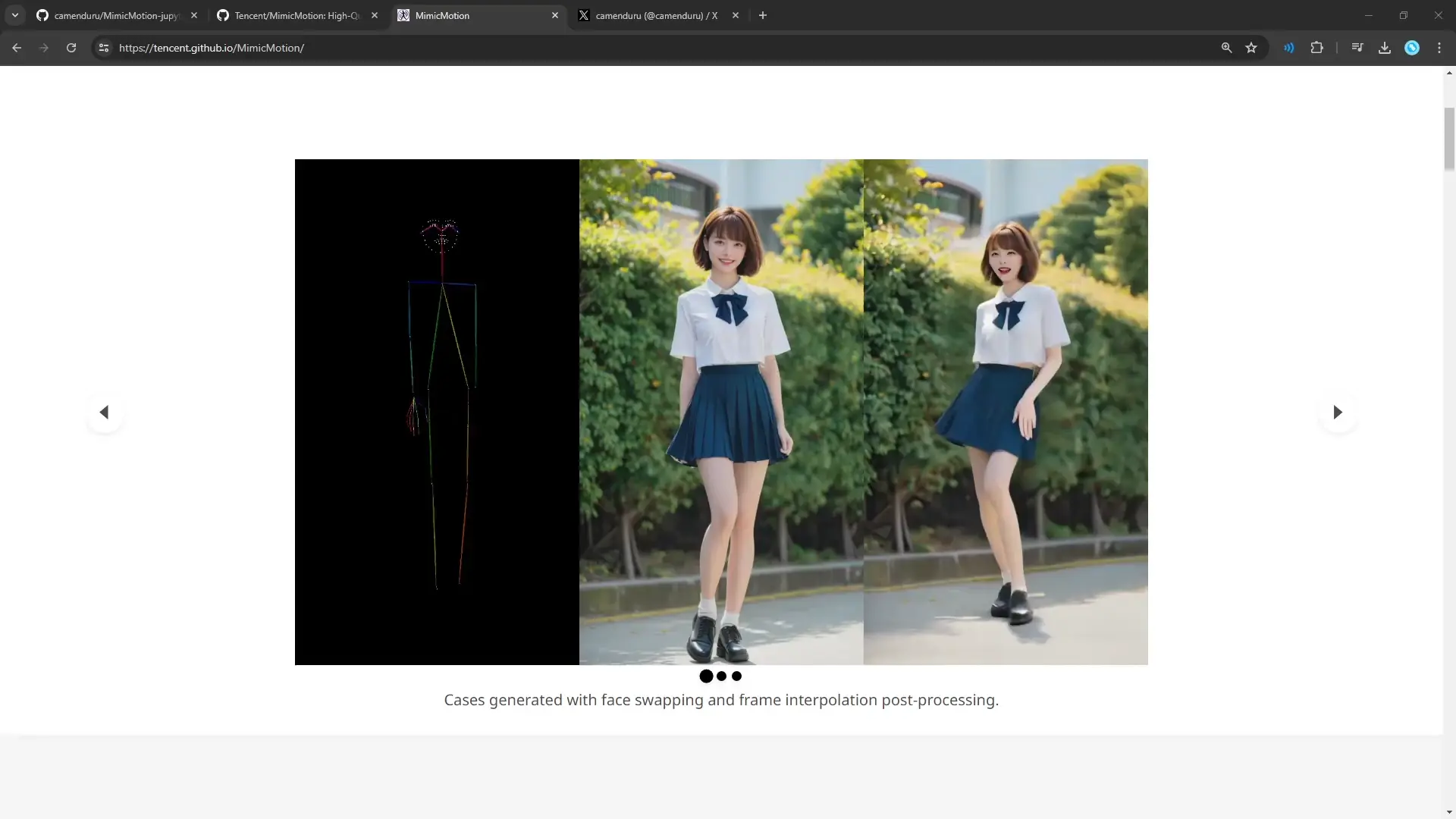 💃 MimicMotion: High-Quality Human Motion Video Generation with Confidence-aware Pose Guidance 🕺 Jupyter Notebook 🥳